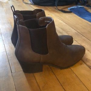 Brown booties